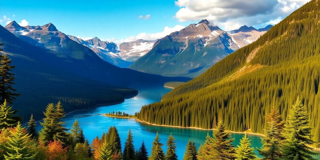 Scenic view of British Columbia's film locations.