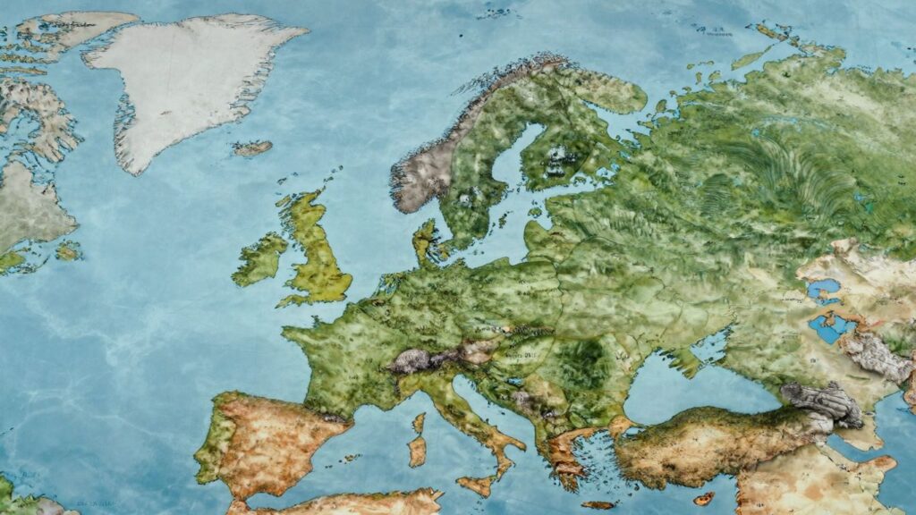 World map showing multiple powerful nations in a shifting global order.