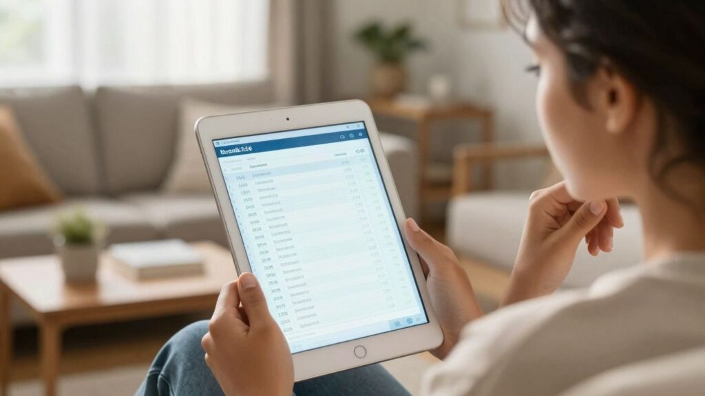 Bank account balance reflecting self-worth and comfort.