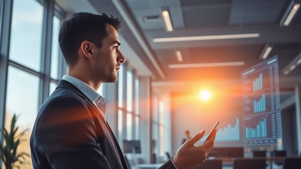 Interactive Brokers review thumbnail with financial data.