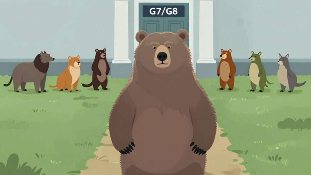 Russian bear excluded from G7/G8 meeting