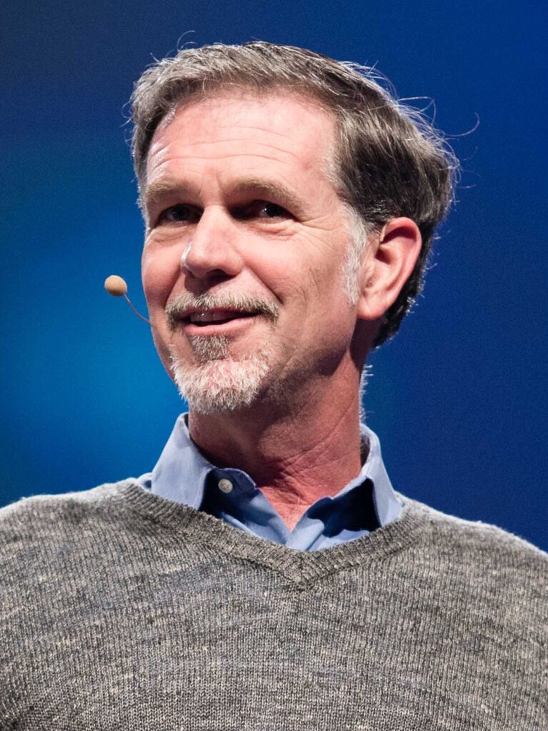 Reed Hastings portrait — Reed Hastings net worth profile