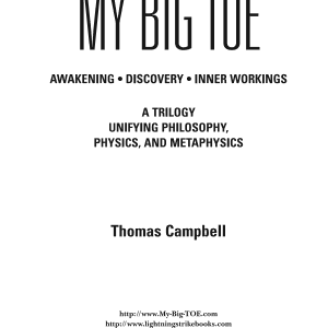 My Big TOE Awakening Discovery Inner Workings: The Complete My Big TOE Trilogy Unifying Philosophy, Physics and Metaphysics