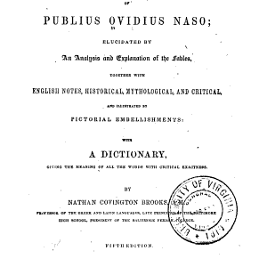 The Metamorphoses of Publius Ovidius Naso ...