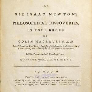 An Account of Sir Isaac Newton's Philosophical Discoveries: In Four Books