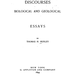 Discourses, Biological and Geological: Essays