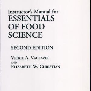 Instructor’s Manual for Essentials of Food Science