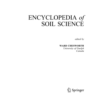 Encyclopedia of Soil Science