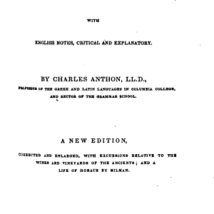 The Works of Horace
