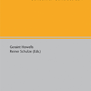 Modernising and Harmonising Consumer Contract Law
