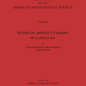Studies in Abstract Families of Languages