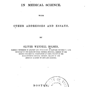 Currents and Counter-currents in Medical Science