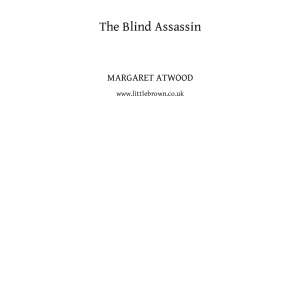 The Blind Assassin