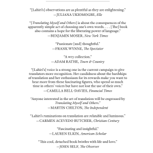 Translating Myself and Others