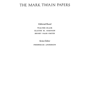 Mark Twain's Notebooks and Journals, Volume II: 1877-1883