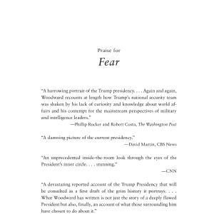 Fear: Trump in the White House