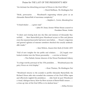 The Last of the President's Men