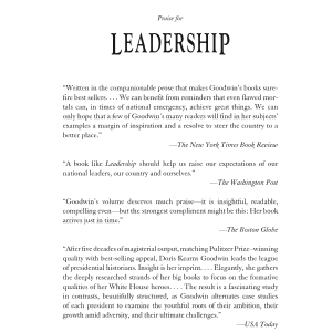 Leadership: In Turbulent Times