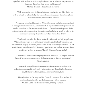 Complications: A Surgeon's Notes on an Imperfect Science