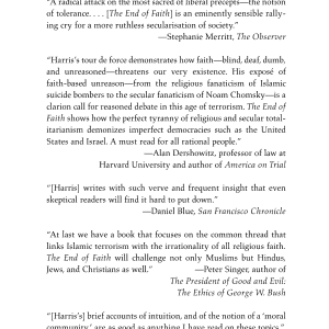 The End of Faith: Religion, Terror, and the Future of Reason