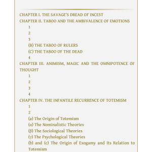 Totem and Taboo: Top of Sigmund Freud