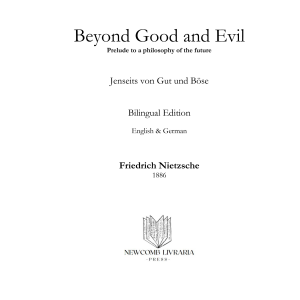 Beyond Good and Evil