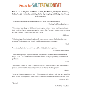 Salt, Fat, Acid, Heat: Mastering the Elements of Good Cooking