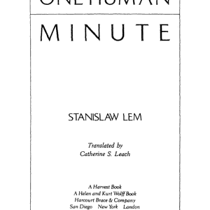 One Human Minute