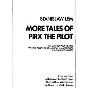 More Tales of Pirx The Pilot