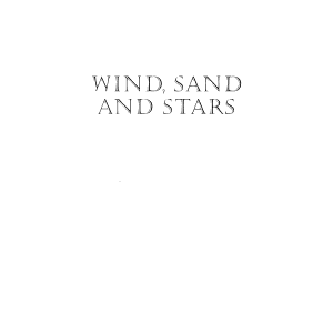 Wind, Sand And Stars