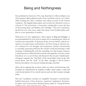 Being and Nothingness