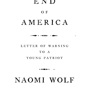 The End of America: Letter of Warning to a Young Patriot