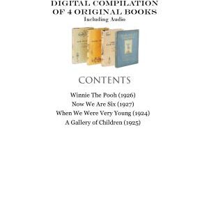 Winnie the Pooh Collection of A.A. Milne Children's Classic Stories & Poems: Digital Compilation of 4 Original Books Including Audio