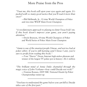 Decide to Play Great Poker: A Strategy Guide to No-Limit Texas Hold 'Em