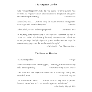 The Forgotten Garden: A Novel