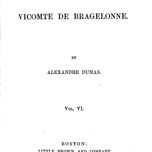 The Vicomte de Bragelonne