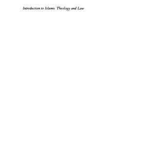 Introduction to Islamic Theology and Law