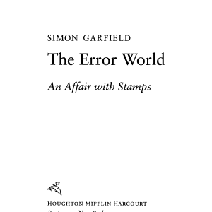 The Error World: An Affair with Stamps