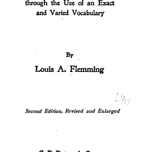 Putnam's Word Book: A Practical Aid in Expressing Ideas Through the Use of an Exact and Varied Vocabulary