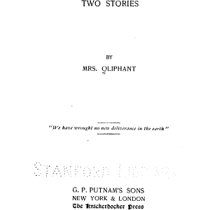 The Ways of Life: Two Stories