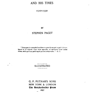Ambroise Paré and His Times, 1510-1590