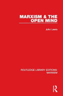 Marxism & the Open Mind