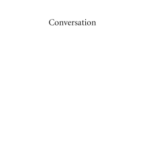 Conversation: A History of a Declining Art