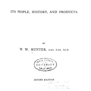 The Indian Empire: Its Peoples, History, and Products