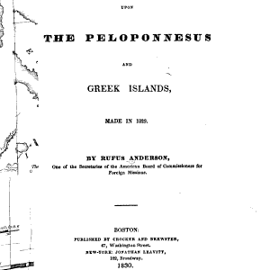 Observations Upon the Peloponnesus and Greek Islands, Made in 1829