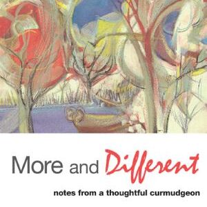 More and Different: Notes from a Thoughtful Curmudgeon