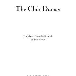 The Club Dumas