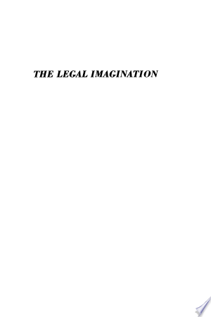 The Legal Imagination