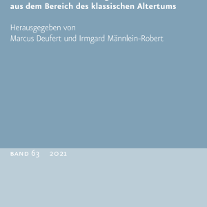 Lustrum Band 63 – 2021