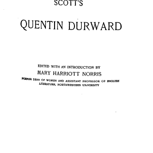 Scott's Quentin Durward